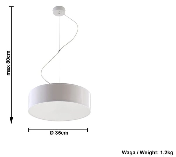 Nowoczesna lampa wisząca LED S3-M37