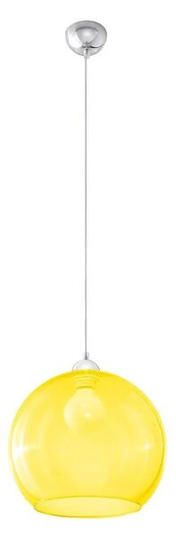 Szklana lampa wisząca kula LED H9-N09