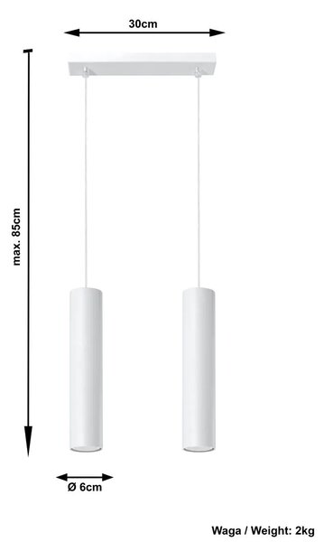 Nowoczesna lampa wisząca B2-L16