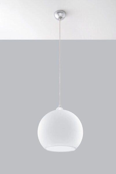 Okrągła szklana lampa wisząca LED G0-R36
