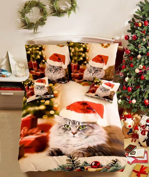 3D Bawełniana pościel MAGIC PAWS kolorowa + poszewka na poduszkę 40x50 cm gratis Rozmiar pościeli: 70 x 90 cm | 140 x 200 cm