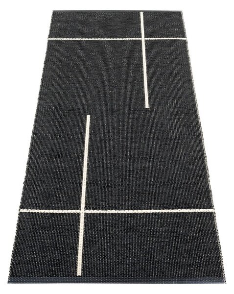 Czarny chodnik odpowiedni na zewnątrz 70x180 cm Fred Black – Pappelina