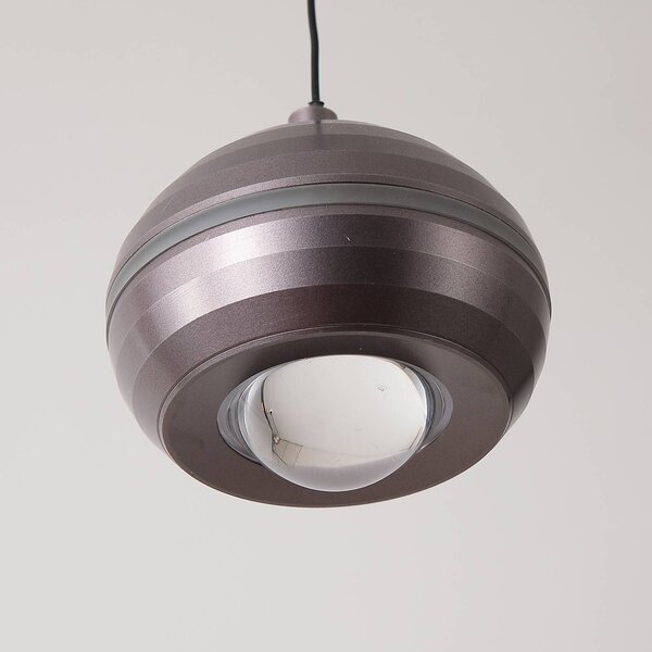 Searchlight Lampa wisząca Meteor, możliwość ściemniania, czarny, salon / jadalnia, metal, nowoczesny