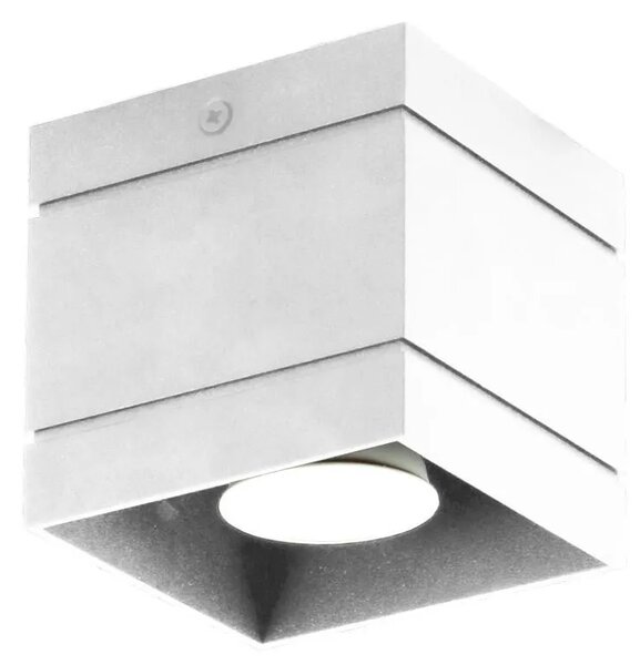 Minimalistyczny plafon metalowy E164-Quade - biały