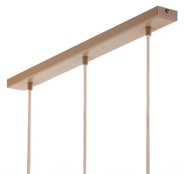 Lampa wisząca Rif SIGMA, możliwość ściemniania, kremowy / amber, salon / jadalnia, metal, nowoczesny