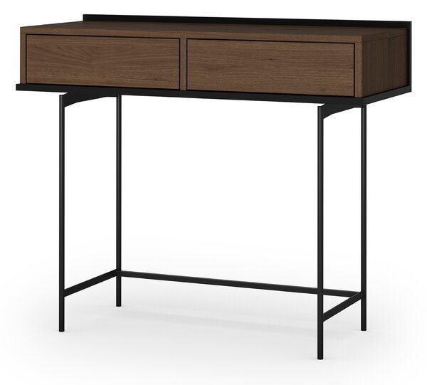 Toaletka Zenar 100 cm z szufladami - orzech elegant / czarny