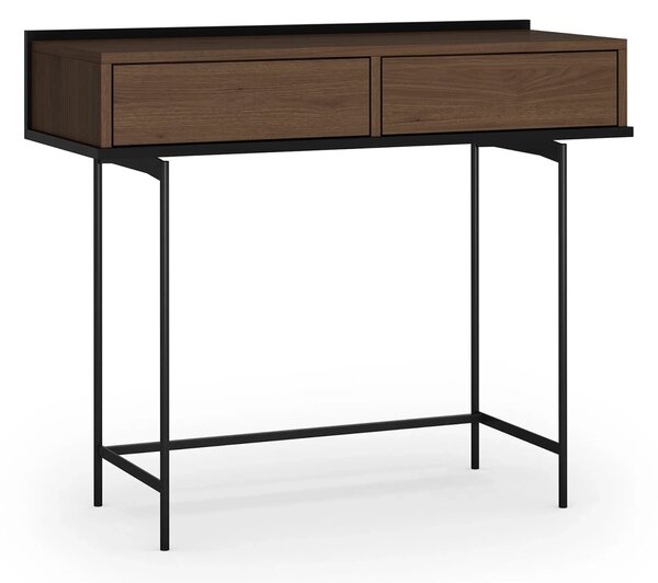 Toaletka Zenar 100 cm z szufladami - orzech elegant / czarny