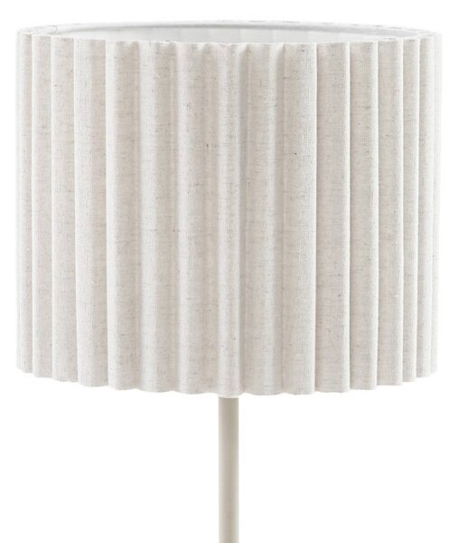 Lindby Lampa stołowa Libbie, kremowy / amber, salon / jadalnia, tkanina / materiał / jedwab