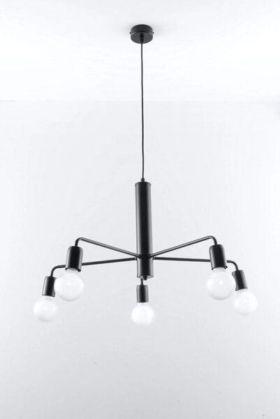 Regulowany żyrandol w stylu loftowym 5X E758 F1-T16
