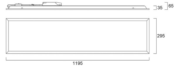 Sylvania Panel LED do zabudowy START, biały, 120 x 30 cm, DALI, CCT 33 W, UGR19 możliwość ściemniania, biały / opal, biuro, metal