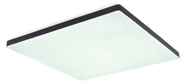 Globo Inteligentna lampa sufitowa Ully, możliwość ściemniania, czarny, salon / jadalnia, tworzywo sztuczne
