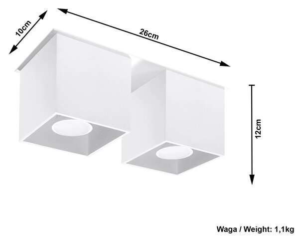 Minimalistyczny plafon K7-G28