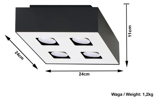Nowoczesny plafon LED Z4-A70