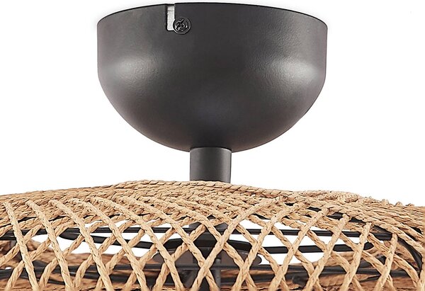 Lindby Lampa sufitowa Melvios, możliwość ściemniania, brązowy / rdzawy, salon / jadalnia, metal, skandynawski