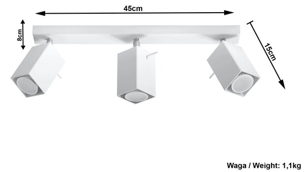 Regulowany plafon LED A3-G88