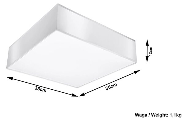 Elegancki kwadratowy plafon Z6-P01