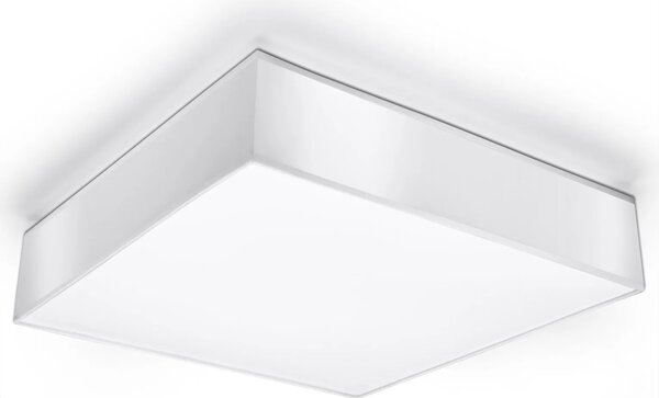 Kwadratowy minimalistyczny plafon E797-Horux - biały