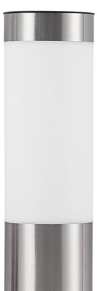 Lindby Lampa solarna LED Sirita, zestaw 2 sztuk Sirita, aluminiowy / szary / cynkowy, stal szlachetna, nowoczesny