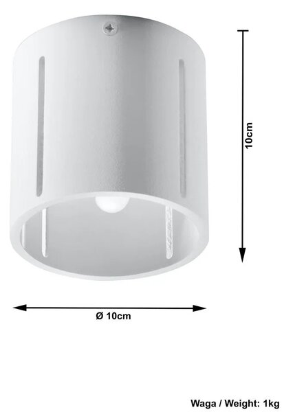 Nowoczesny okrągły plafon LED W6-L51