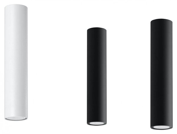 Minimalistyczny plafon walec A1-F06