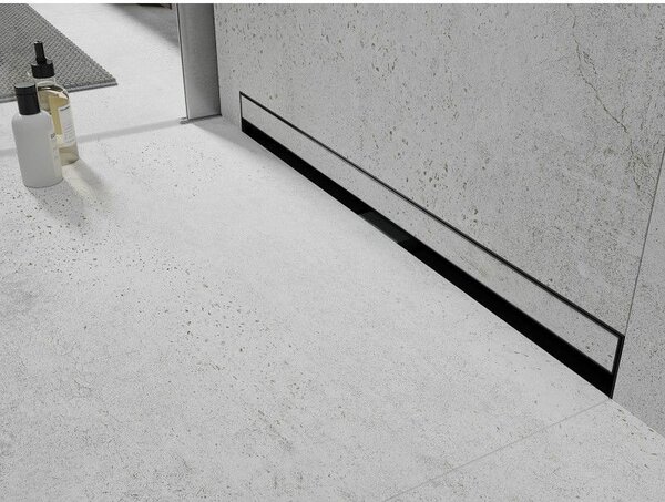Mexen Flat Wall odpływ liniowy ścienny 2w1 50 cm, czarny - 1730050