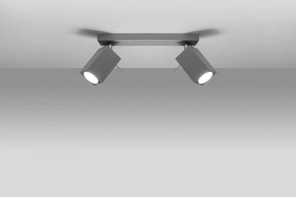 Szary loftowy plafon LED - E787 A1-K66