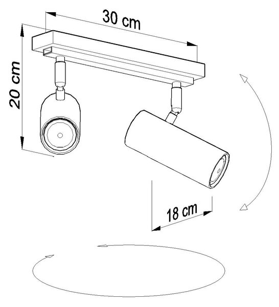 Plafon LED z regulacją S0-K61