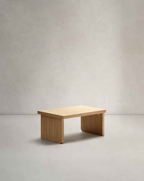 Stolik w dekorze dębu w naturalnym kolorze 89x62 cm Oaq – Kave Home
