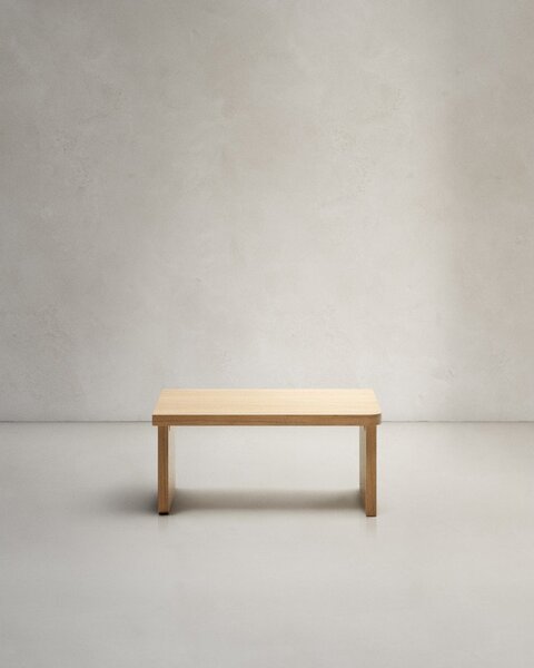 Stolik w dekorze dębu w naturalnym kolorze 89x62 cm Oaq – Kave Home