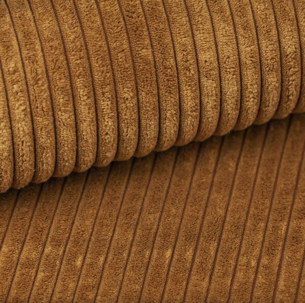 Rozkładana sofa narożna w kształcie U TAVERO 321x140 cm, musztardowa