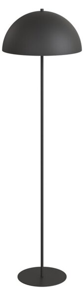 Lampa stojąca podłogowa minimalistyczna czarna półokrągły klosz 2xG9 8W MOGU Emibig