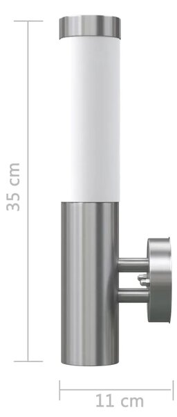 Kinkiety zewnętrzne wodoodporne 2 sztuki - E956 P5-B69