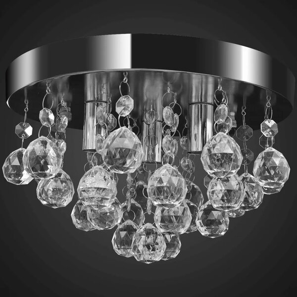 Lampa sufitowa glamour z kryształkami - 4X E972 E2-W31