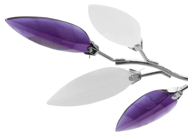 Fioletowa lampa sufitowa - E974 S7-D36