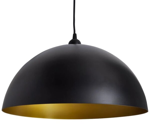 Czarne lampy wiszące z regulacją 2 sztuki - E985 L9-H96