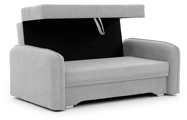 Rozkładana 2-osobowa sofa LAINE, jasnoszara