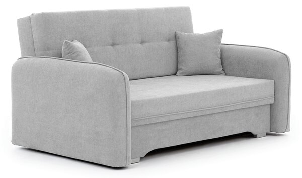 Rozkładana 2-osobowa sofa LAINE, jasnoszara