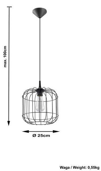 Nowoczesna lampa wisząca P0-M41