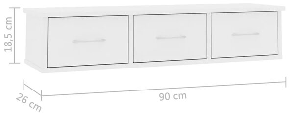 Półka ścienna z szufladami F2-C47