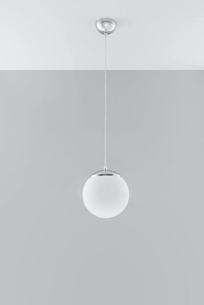 Szklana lampa wisząca kula 3X E822 L5-E82