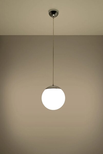 Szklana lampa wisząca kula 3X E822 L5-E82