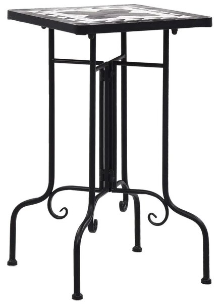 Czarno-biały stolik ceramiczny K6-E07