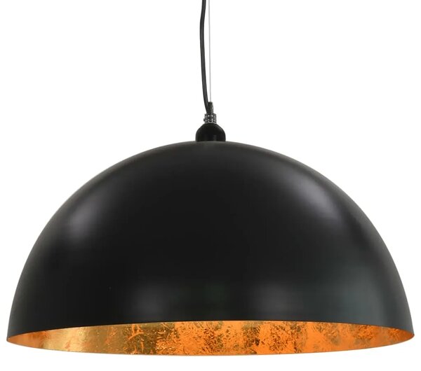 Czarno-złote lampy wiszące nad stół 2 sztuki - 4X EX105 H9-A34