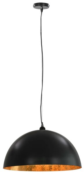Czarno-złote lampy wiszące nad stół 2 sztuki - 4X EX105 H9-A34