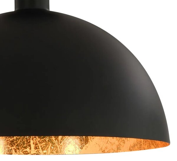 Czarno-złota okrągła lampa sufitowa 2 sztuki - EX157 P7-K86