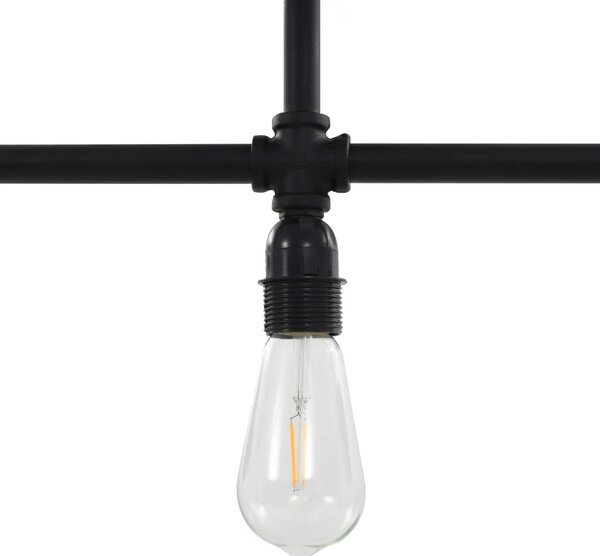 Czarna lampa sufitowa loftowa - EX175 K4-E33