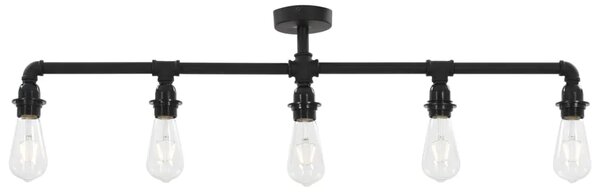 Czarna lampa sufitowa industrialna - 23X EX176 R9-Z59