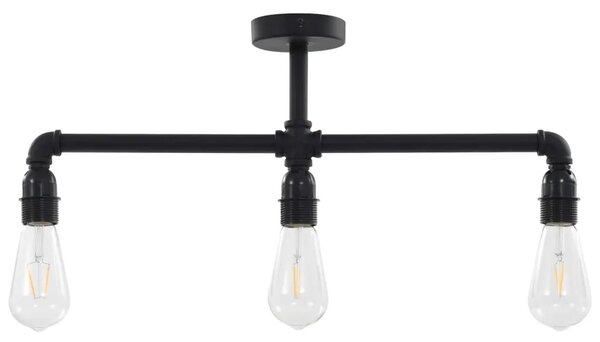 Czarna lampa sufitowa loftowa - EX175 K4-E33
