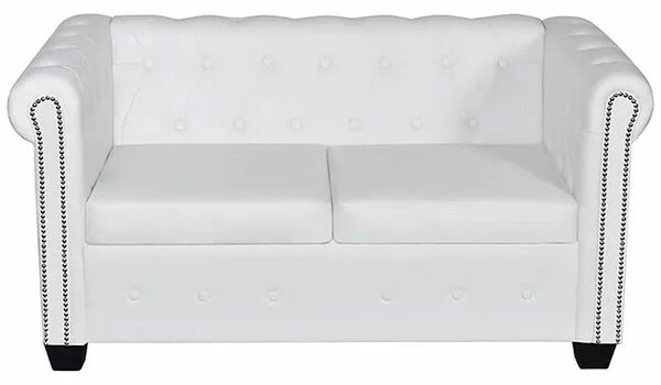 2-osobowa biała sofa w stylu B0-L43