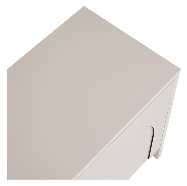 Kremowa szafka pod TV 180x45x32 cm Aurelia – Kalune Design
